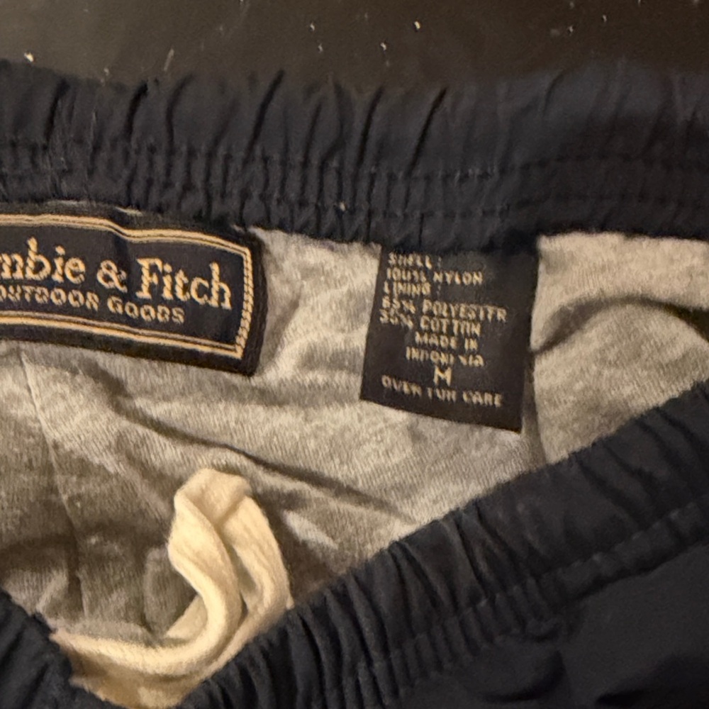 Abercrombie & Fitch Dark Blue Pants with Yellow Accents - Picture 5 of 6